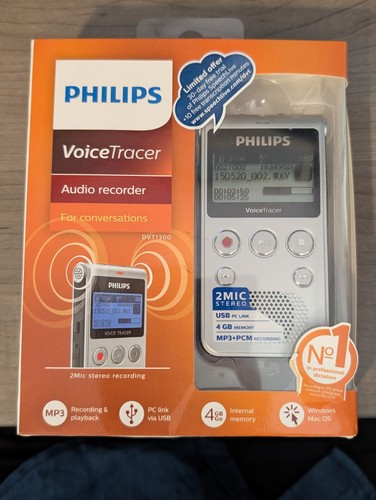 Philips dvt1300 voicetracer - philips,