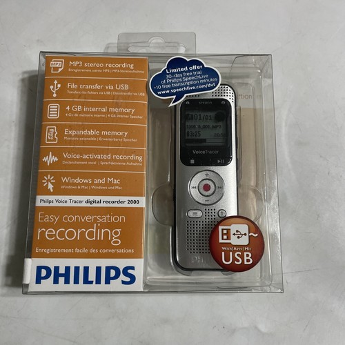 Philips voice tracer - philips,