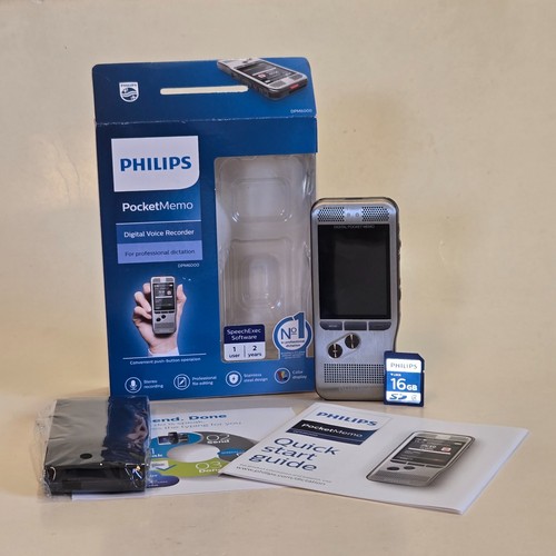 Philips pocketmemo dpm6000 - philips,