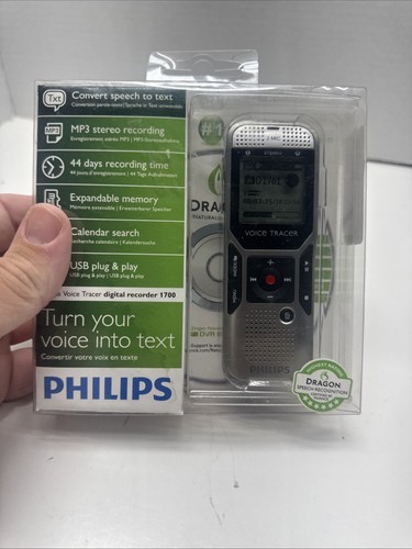 Philips dvt1700 voice tracer - philips,
