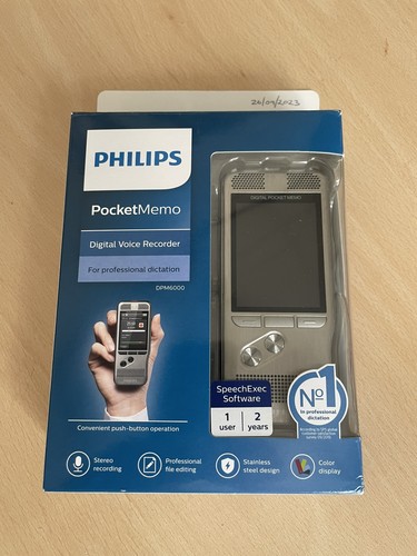 Philips dpm6000 pocketmemo - dpm6000, kit