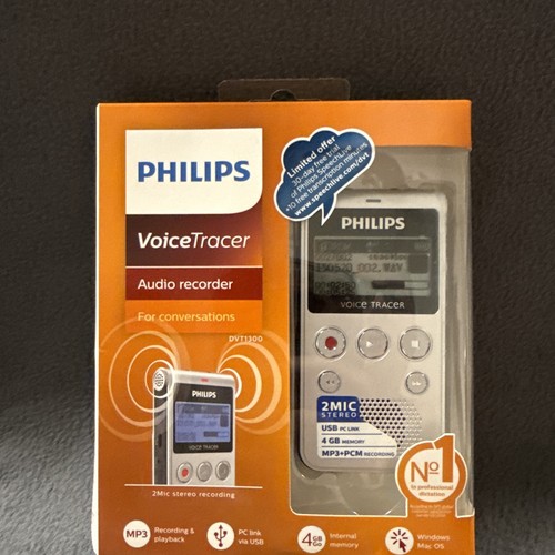 Philips dvt1300 voicetracer - philips,